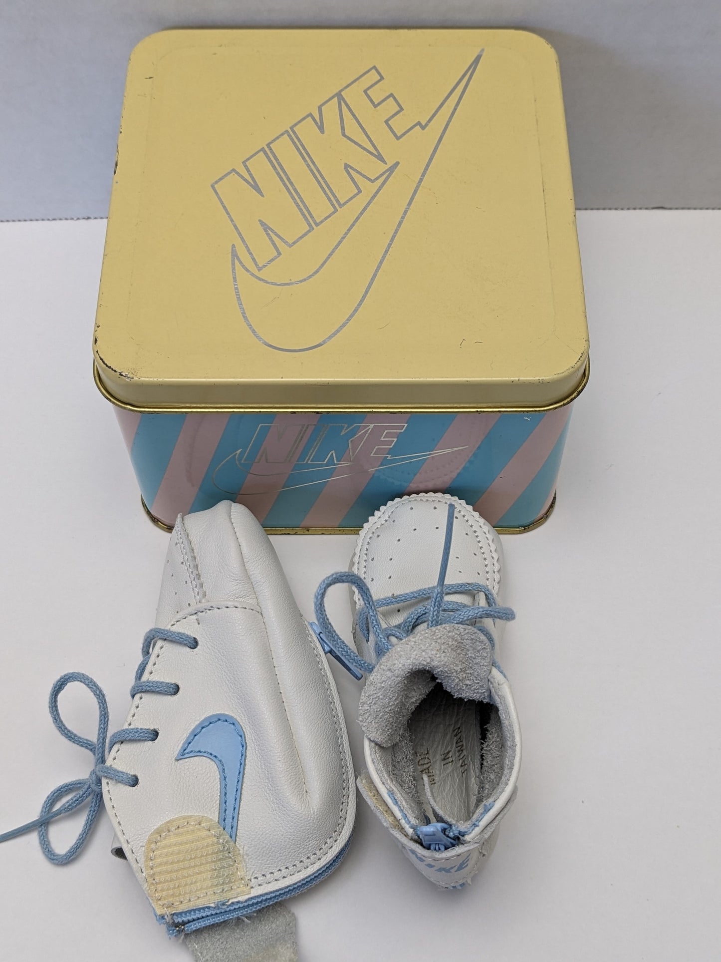 RARE 1984 Nike Michael Jordan Carolina Blue Sweet Dreams Baby Shoe Size 0