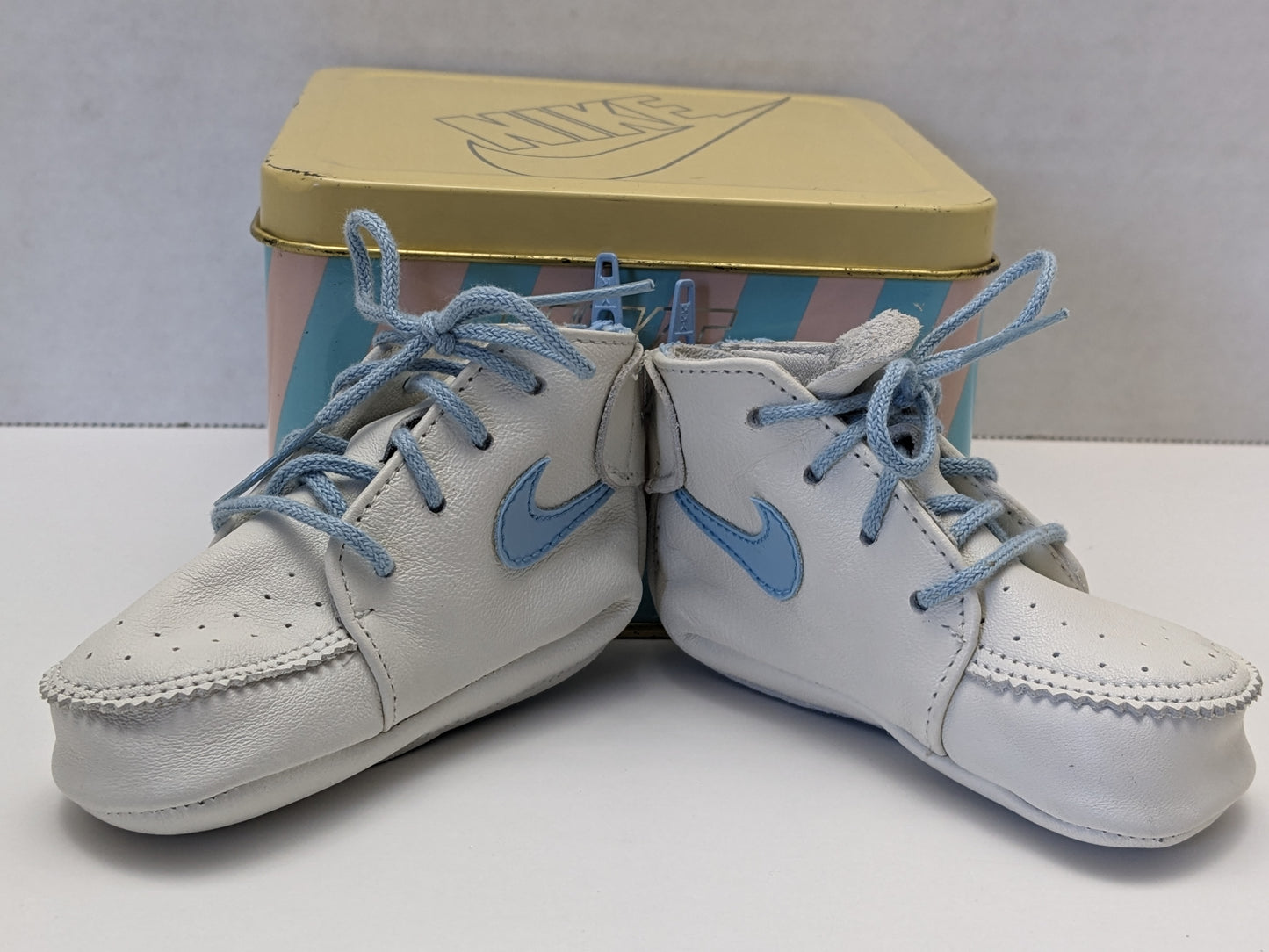 RARE 1984 Nike Michael Jordan Carolina Blue Sweet Dreams Baby Shoe Size 0