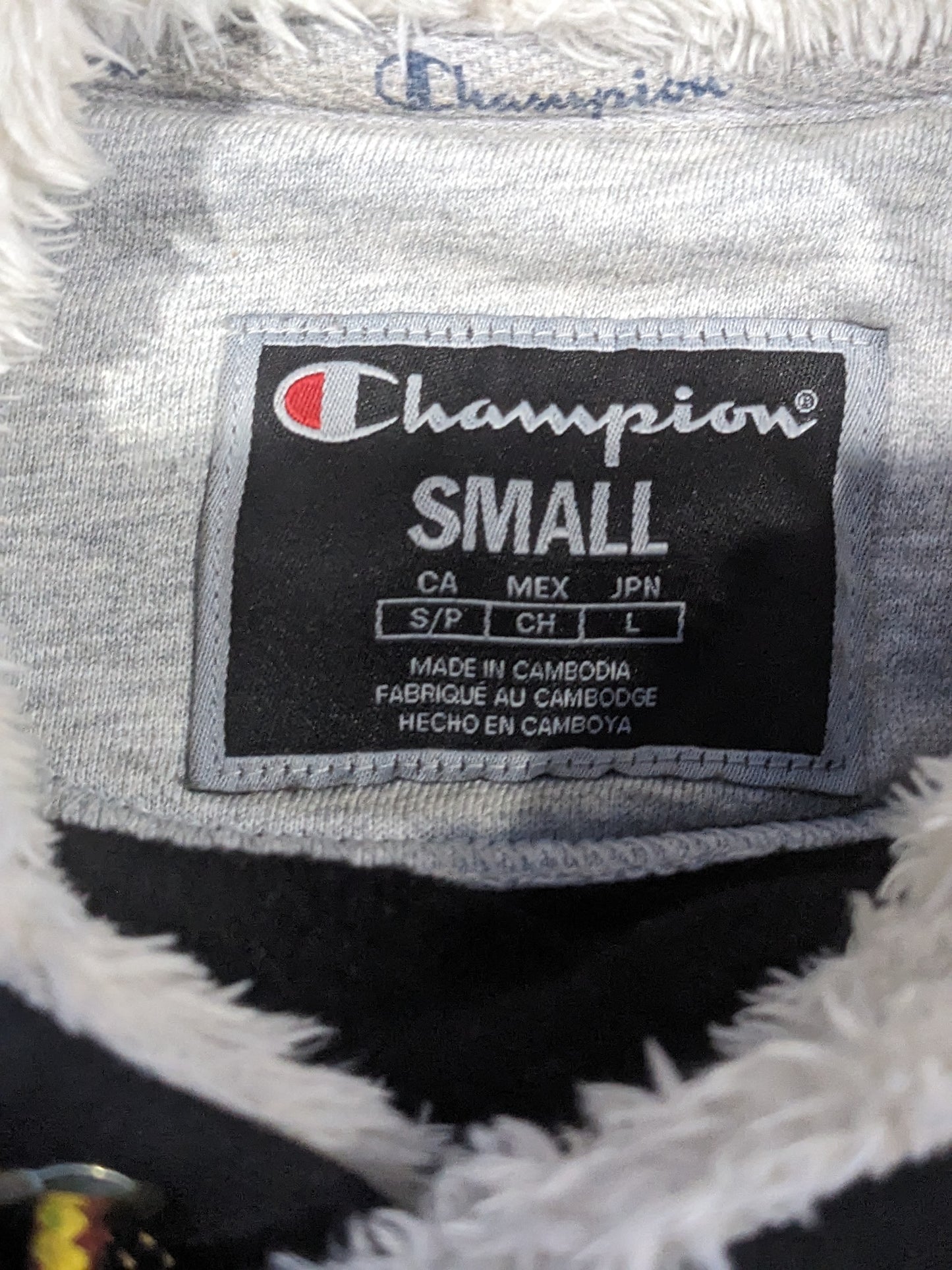 Champion Timberland black Hoodie Small